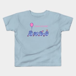 Pigeons having a party Kids T-Shirt